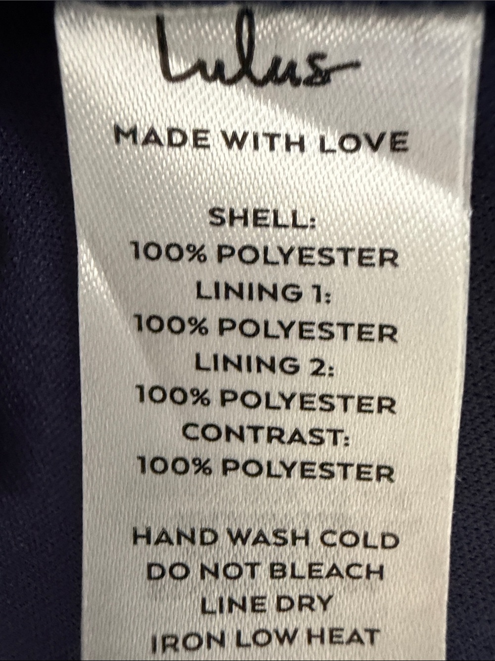 NWT Lulus Charisma Navy 3D Floral Bustier Tie Strap Wedding Guest Dress Size L - Picture 14 of 15